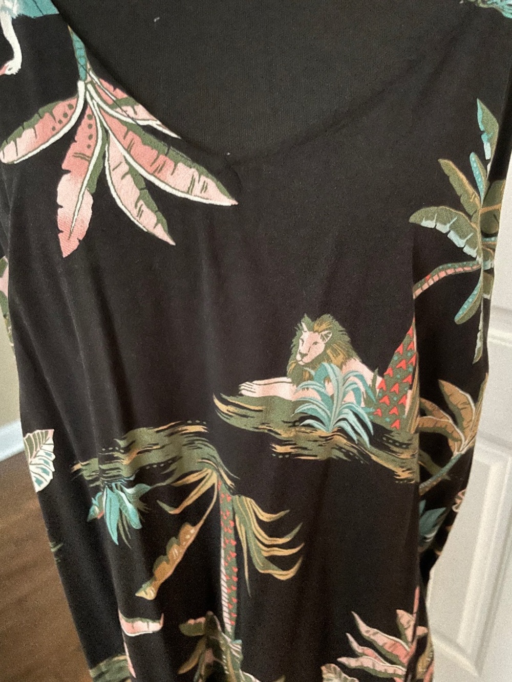 Old Navy Hawaiian Jungle Print Maxi